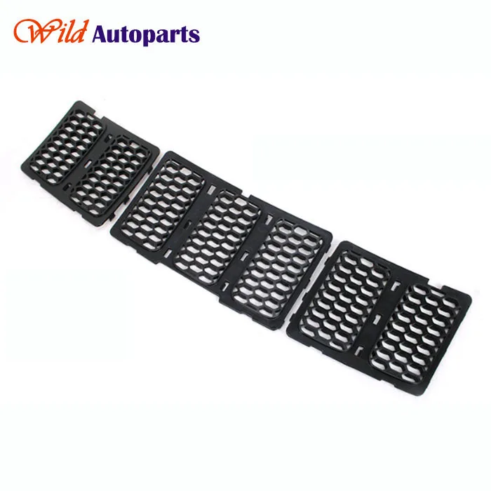 Black Front Honeycomb Mesh Grille Grill Inserts Co...