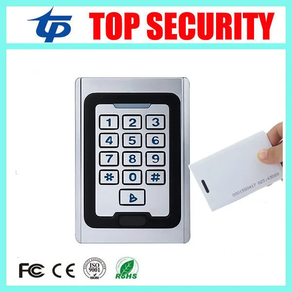 

Good quality standalone metal access control reader single door 125khz RFID card access controller face waterproof card reader