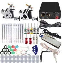 

Dual-machine Tattoo Machine Set tattoo kit tool bag large configuration full set equipment dual-machine five color