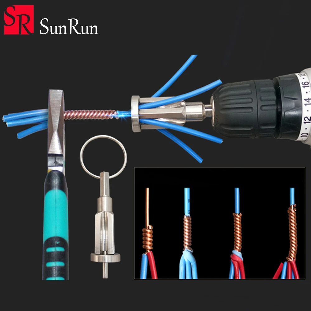 Провод зачистки артефакт фонарик двойного назначения Быстрый выключатель клеммный блок электрик Автоматический зачистки твист линии артефакт