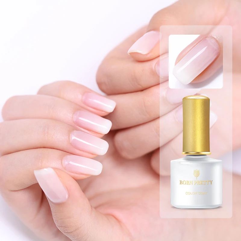 

BORN PRETTY Opal Jelly Nail Gel 6ml Semi-transparent White UV Gel Polish Soak Off UV Gel Varnish Lacquer Base Coat Top Coat