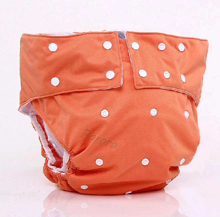 Pororo brand Adjustable Size Reusable PUL Waterproof Cloth Adult Diaper in China Incontinence Pants with Microfiber 2
