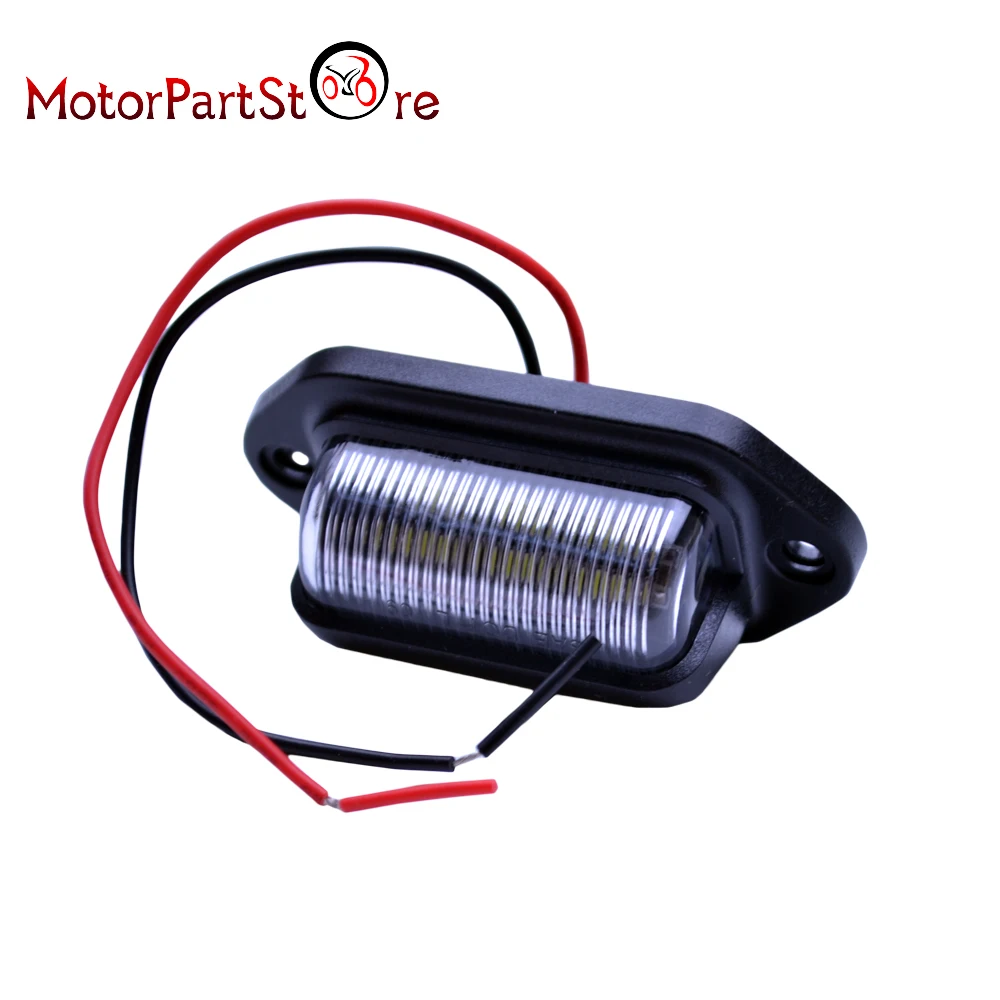 6 LEDs License Number Plate Tag Light Boat Rv Truck Trailer Interior