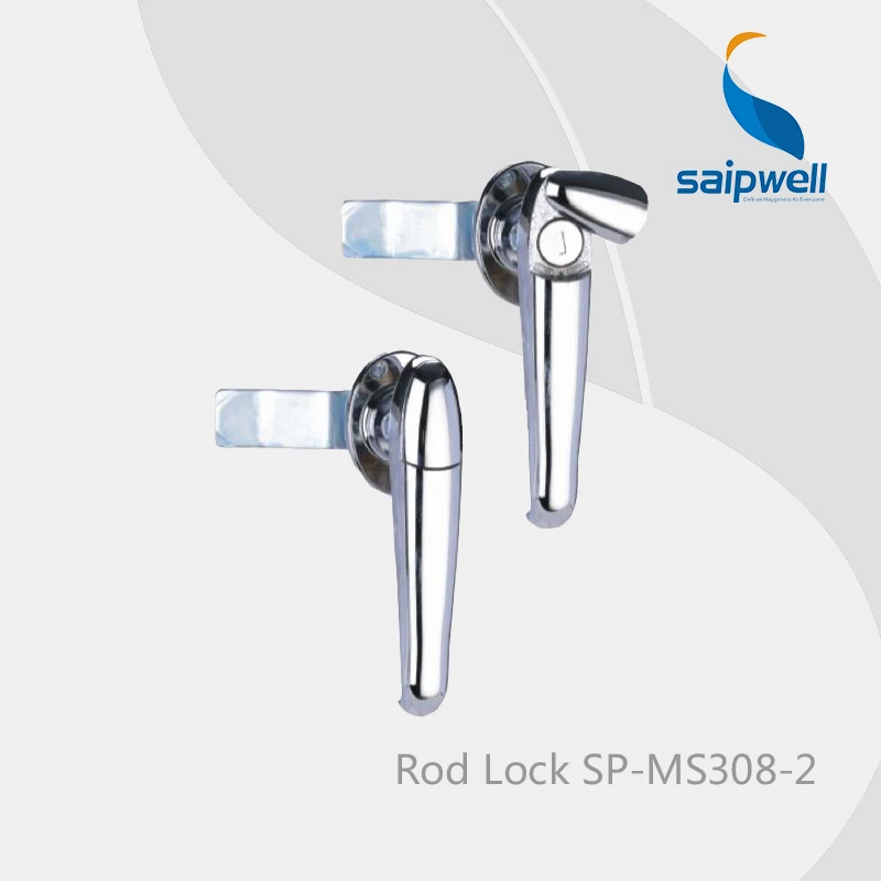 

Saipwell SP-MS308-2 zinc alloy handle door lock metal cabinet handle locks security door locks and handle 5-PCS-PACK