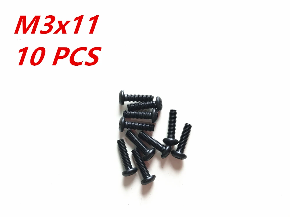 M3x11 Alloy Steel Hex Socket Button Head Cap Screws Metric | Игрушки и хобби