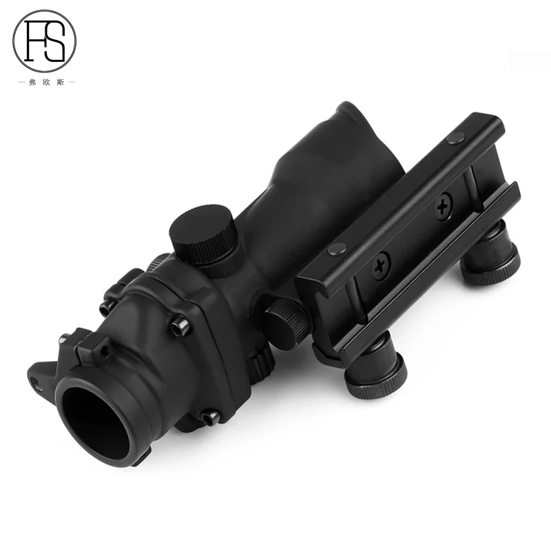 Caza-1x32-Tactical-VERY100-Iluminación-Red-Green-Dot-Sight-Rifle-Scope-Airsoft-20mm-Tejedor-de-Montaje (1)