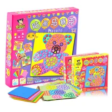 Candice guo 3D пазл Набор для творчества игрушка eva, мозаичный стиль ручной работы Рисование игра животное мультфильм паста наклейка живопись подарок на день рождения 6 шт./компл