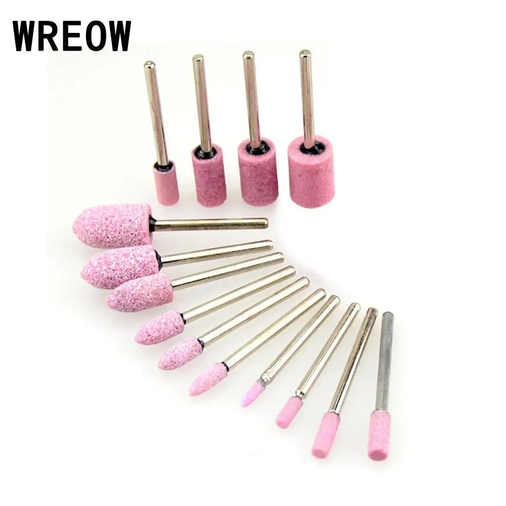 

10pcs Mandrel Mounted Polish Grind Abrasive Stone Head for Rotary Tool