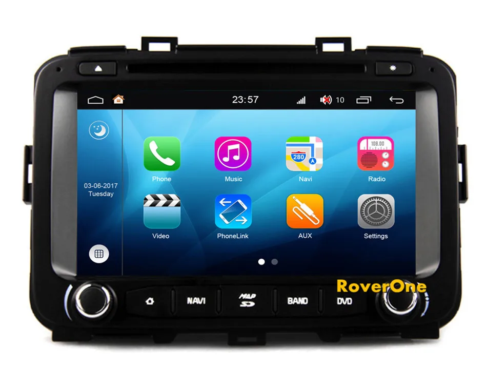 Excellent RoverOne S200 Android 8.0 Car Multimedia Player For Kia Carens 2013 - 2015 Autoradio DVD Radio Stereo GPS Navigation Bluetooth 11