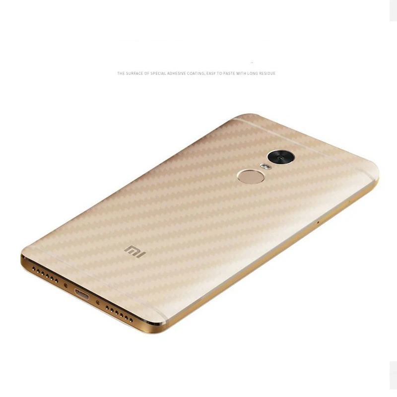 5 шт./лот Защитная пленка для экрана Redmi Note 5A Prime 3D задняя крышка из углеродного