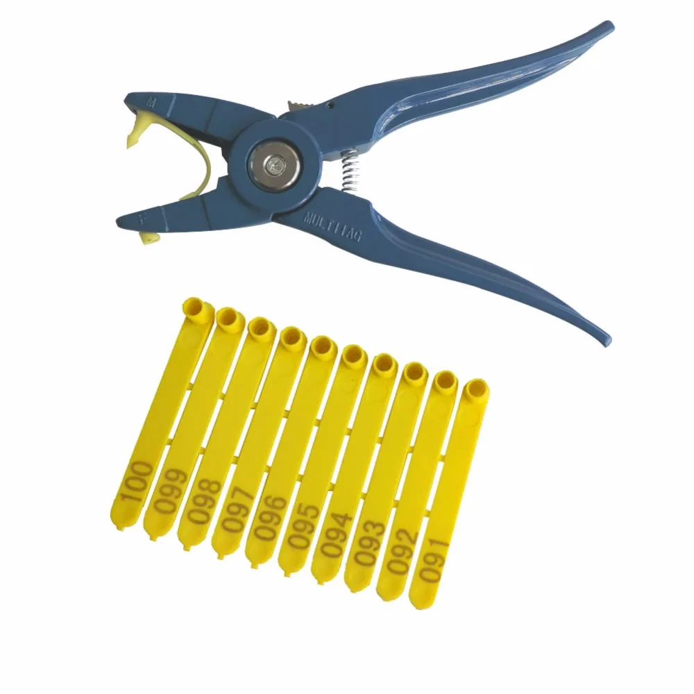 

1Pcs Sheep Ear Tag Clamp Animal Identification Sheep Ear Mark Plier Ear Number Forceps