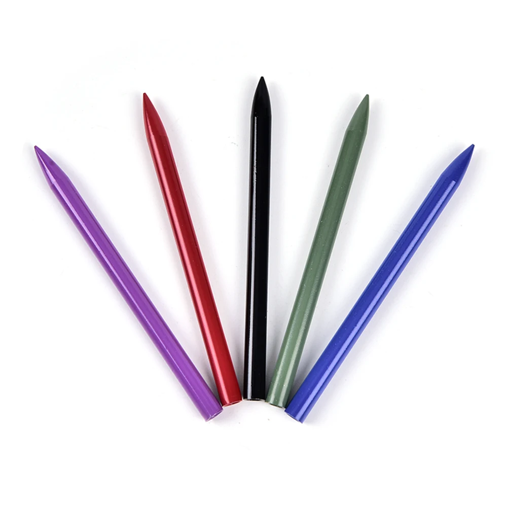 1pc Needle 3 Inches Steel Needle Silver With Screw Thread Shaft Tip Knit Weaving Bracelet 78mm