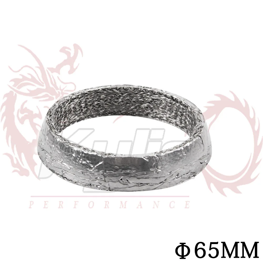 1pc Universal 2.5" Exhaust Pipe Down Tube Flange Donut Gasket TP017in