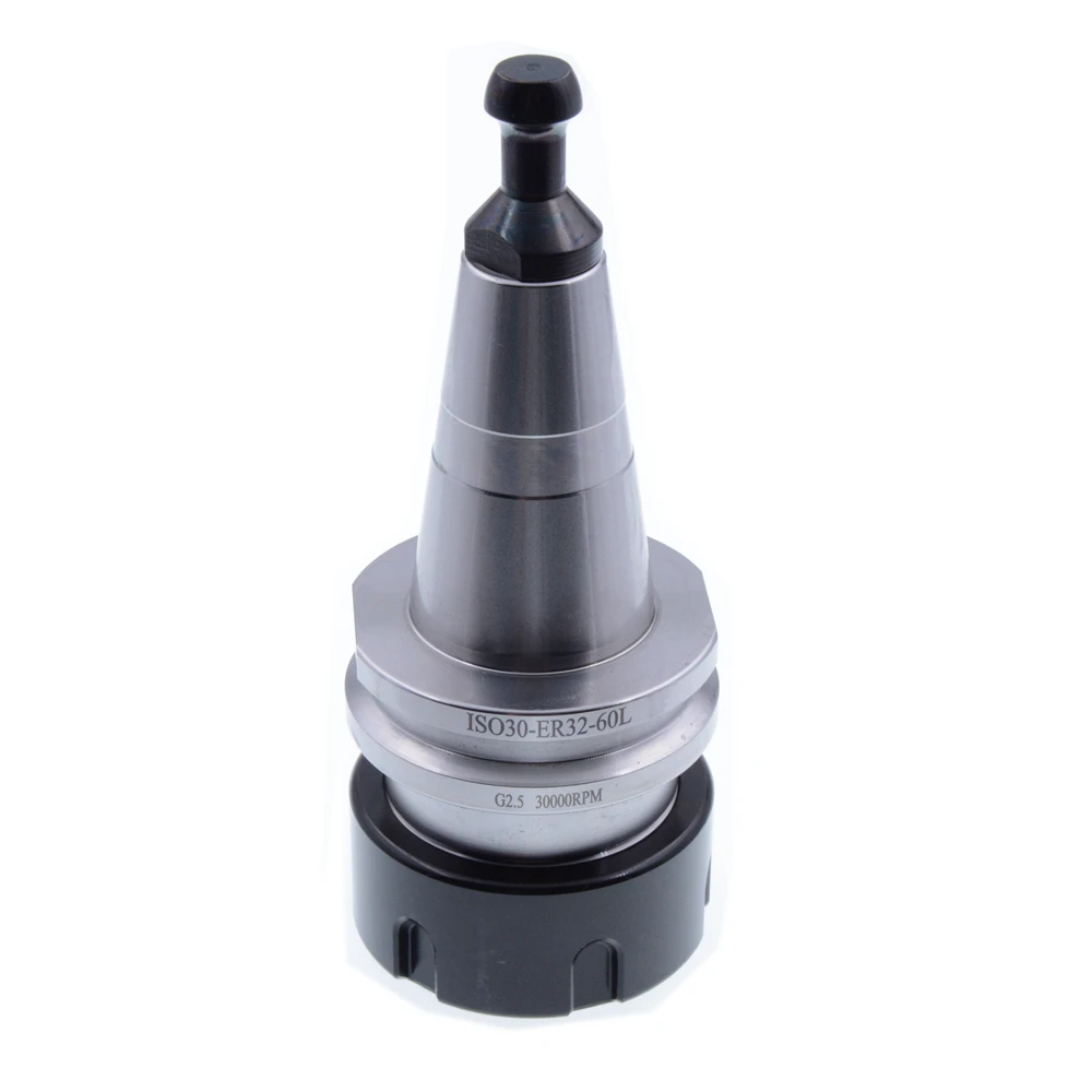 

ISO30 ER32-60L Balance Collet Chuck G2.5 30000RPM CNC Tool Holder Stainless Steel With Pull Stud Milling Lathe