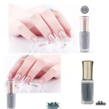 1 шт полупрозрачный гель лака для ногтей для маникюра полу постоянными ногтей премьер лак для ногтей желе продолжительный эмаль Краски