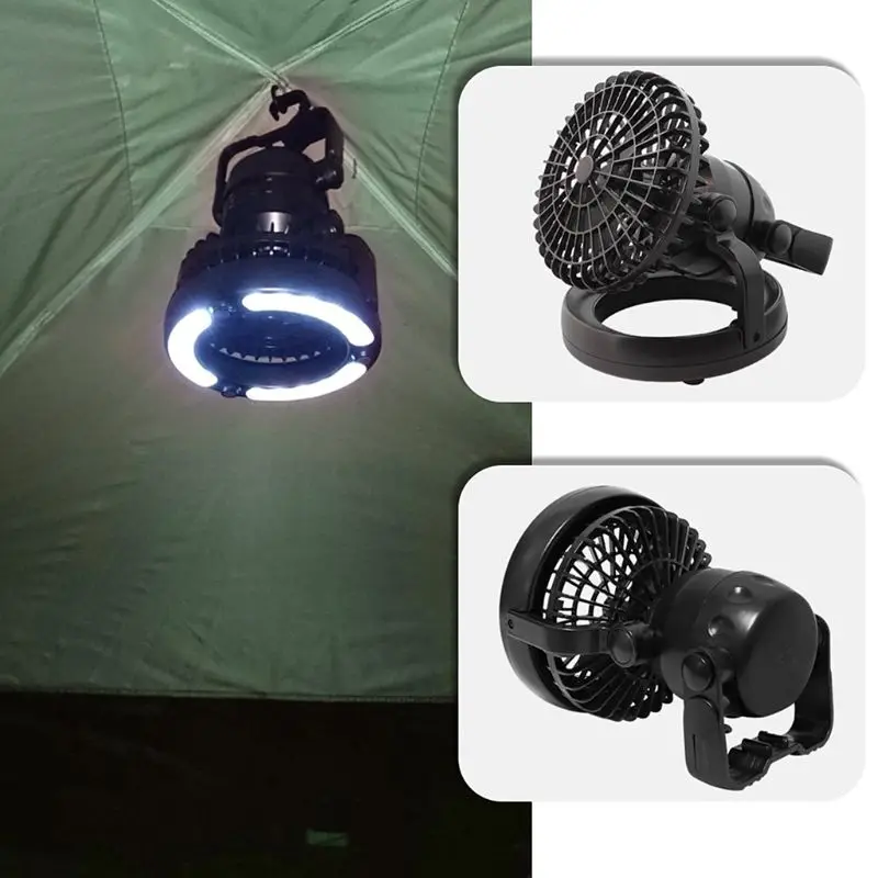 2 режима, портативный светильник для палатки, вентилятор, светодиодный фонарь для кемпинга, подвесной светильник-вспышка, работающий на батарейках, ночное освещение для наружной рыбалки