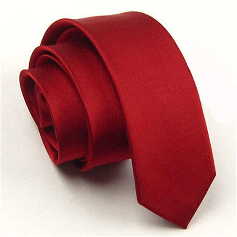 2 Цвет s классические узкие тонкий галстук сплошной Цвет плотная шелк Для мужчин жаккардовые галстук