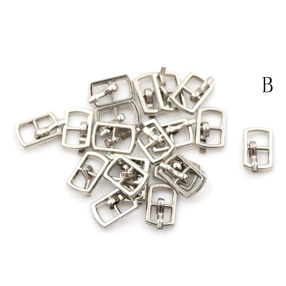 DIY Patchwork Buckle Handmade Sewing Mini Buckle For Dolls Clothing Adjustable Accessories, 10PCS 4.5mm 10