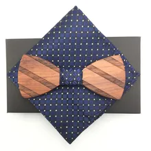 Карманные квадраты деревянный лук Галстуки Лиственные ручной работы индивидуальные аксессуары галстуки для мужчин галстук-бабочка деревянный галстук-бабочка галстук