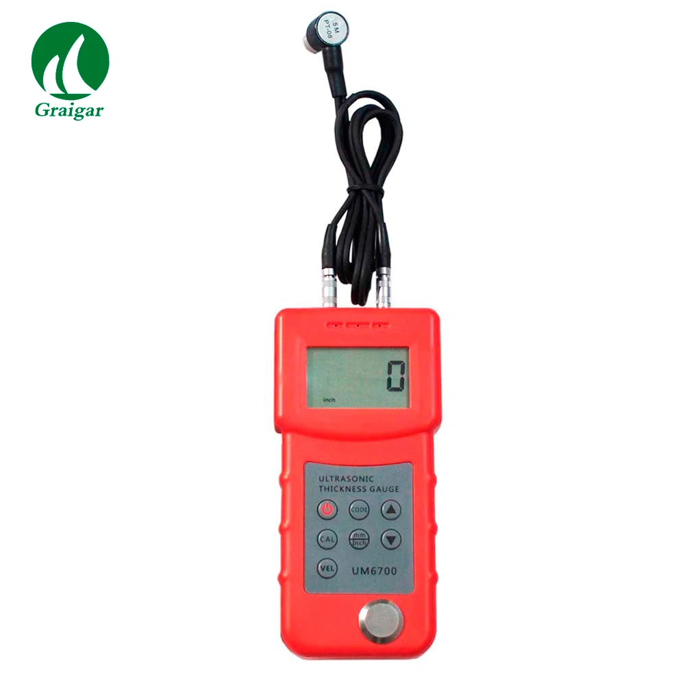 

UM6700 Ultrasonic Thickness Gauge Metal Thickness Meter Testing for Many Ultrasonic Wave Well-conductive Materials