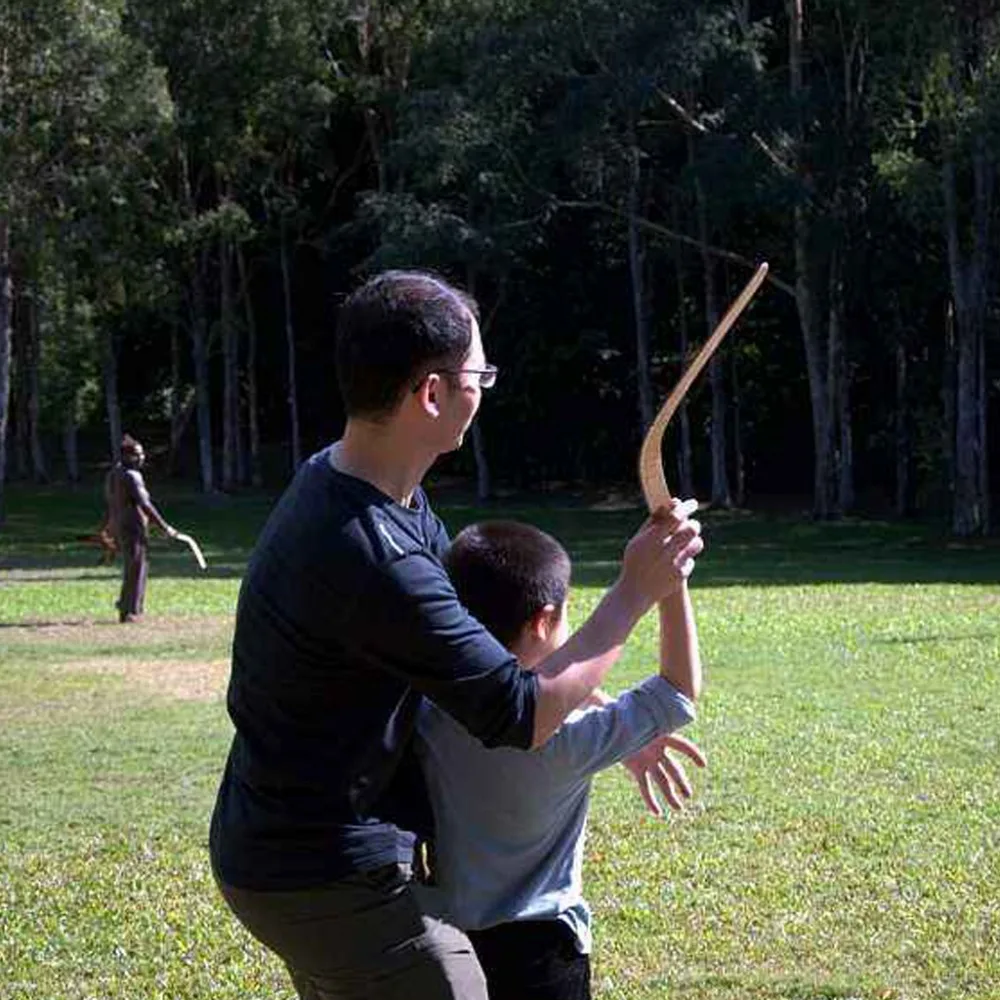 

New Kangaroo Throwback V Shaped Boomerang Flying Disc Throw Catch Outdoor Game