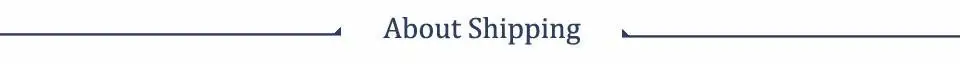 about shiping