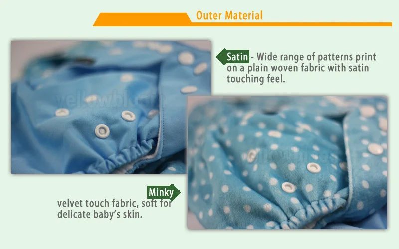 Littles /& Bloomz Baby Cloth Washable Reusable Nappy Pocket Diaper Bamboo Pattern 23 with 1 Bamboo Insert Fastener: Popper