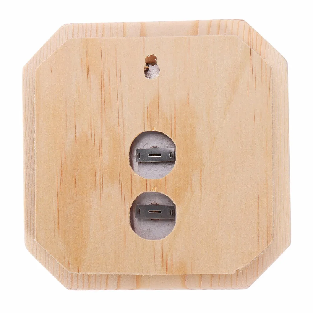 JX-LCLYL Wood Thermometer Hygrothermograph Thermometer Hygrometer Humidity For Sauna Room