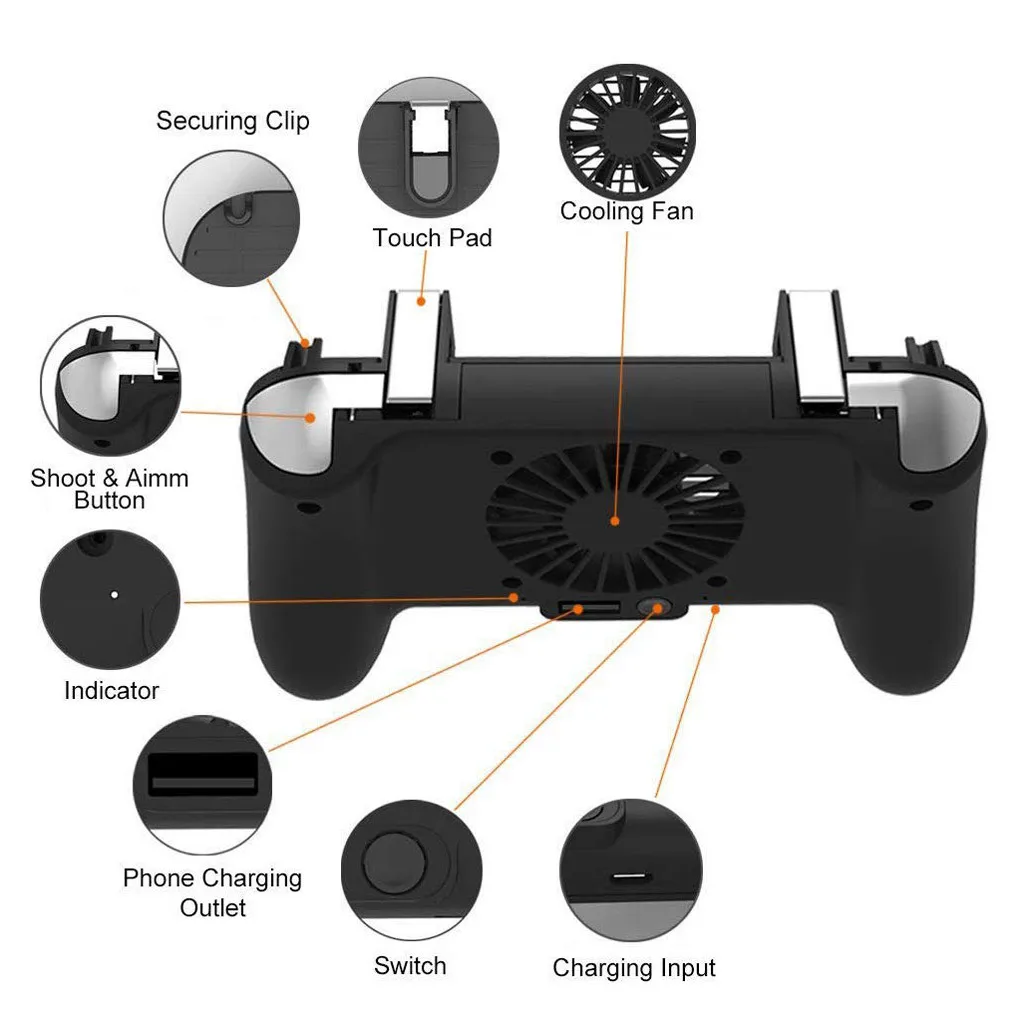  for Pubg Controller Gamepad Pubg Mobile Trigger Aim and fire Shooter Joystick Game Pad Phone Holder