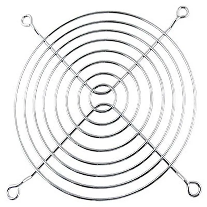 

CPU Fan Grill for Cooling Fan 120mm 12Cm Silver Tone CPU Grill Protector Metal Finger Guard Computer Fan Accessories P0.11