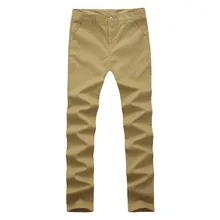 Новинка летние мужские Простые повседневные штаны; брюки для мужчин хаки тонкий студенческие прямые город Pantalon Hombre впитывает пот и Штаны