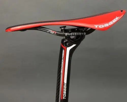 TOSEEK Carbon 5° MTB Bike Seat Saddle post Seatpost 27.2 30.8 31.6*350//400mm NEW