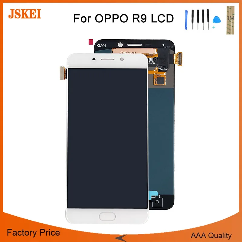 

5.5 inch No Dead Pixel For OPPO R9 R9m R9tm X9009 LCD Display + Touch Screen Digitizer Assembly Replacement