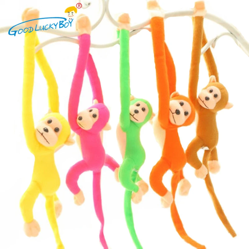 Baby Kids Soft Long Arm Monkey Stuffed Animal Doll Gift Plush Toys Cute Colorful