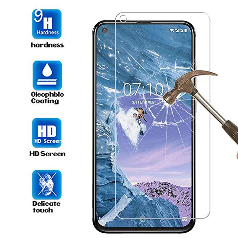 

Tempered Glass For Nokia X71 7.1 6.1 5.1 3.1 2.1 7 plus 8.1 8 Sirocco 6 Screen Protector Protective Glass for Nokia 2 3 5 6 2018