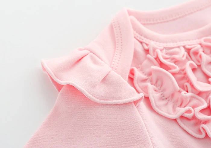 spring autumn infant toddler 100%cotton casual newborn girl rompers baby clothes clothing wholesale
