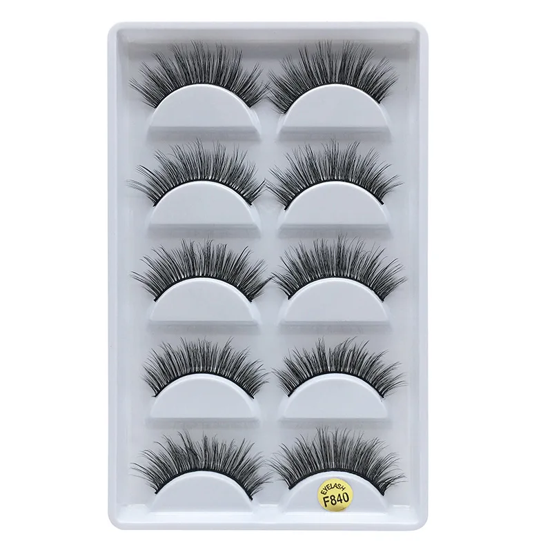 Conjunto de Cílios Feitos à Mão Quente Vison Natural Longo 3d Cílios Caixas Falsos Maquiagem Falso Chicote Atacado Dhl 50 14 natural longo 3d vison cílios 50 caixas