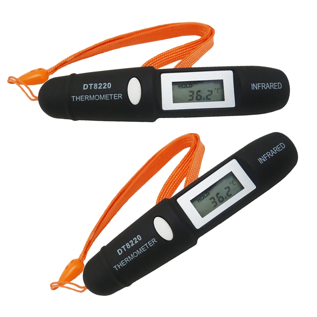 Портативный измеритель температуры тестер цифровой ЖК-Мини Инфракрасный термометр Красный Лазерный Карманный Бесконтактный пирометр ручка бытовой