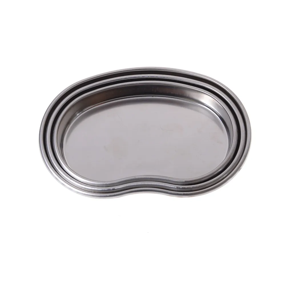 

Hot Sale 3 Sizes One Piece Stainless Steel Curved Plate/ Stainless Steel Tray /medical Deep Tray/sterilization Tray