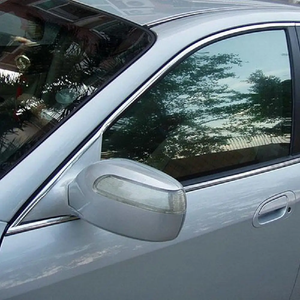 Partol 10 мм 25 мм авто-Стайлинг формовочная полоса ПВХ украшение автомобиля Кузова бампера авто двери защитная накладка универсальная серебро хром