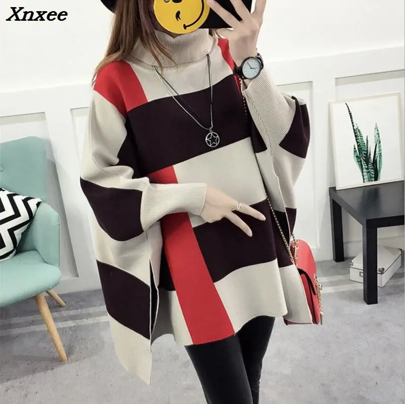 2018 Women Pullover Female Sweater Fashion Autumn Winter Plus Size Shawl Warm Casual Loose Knitted Tops Xnxee 2018 Women Pullover Female Sweater Fashion Autumn Winter Plus Size Shawl Warm Casual Loose Knitted Tops Xnxee