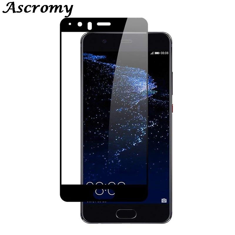 Ascromy 5D Full Cover Tempered Glass For Huawei P20 Lite Verre Trempe Protetor Pro Honor 10 9 9i V10 Protecteur | Мобильные телефоны
