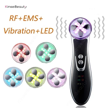 

RF Radio Facial LED Electropration Sonic Vibration Therapy EMS Facial Lifting Tightening Wrinkle Removal Skin Care Tools