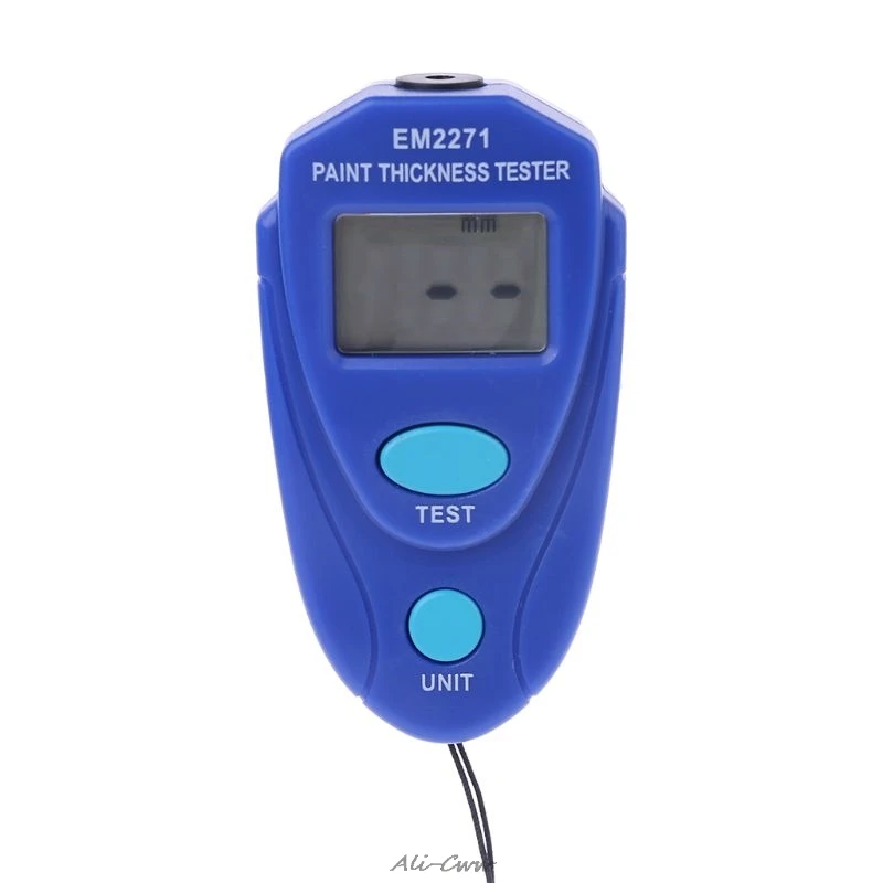 EM2271/EM2271A Mini LCD Digital Automobile Thickness Gauge Car Paint Tester Display Thickness Coating Meter Testing Instrument