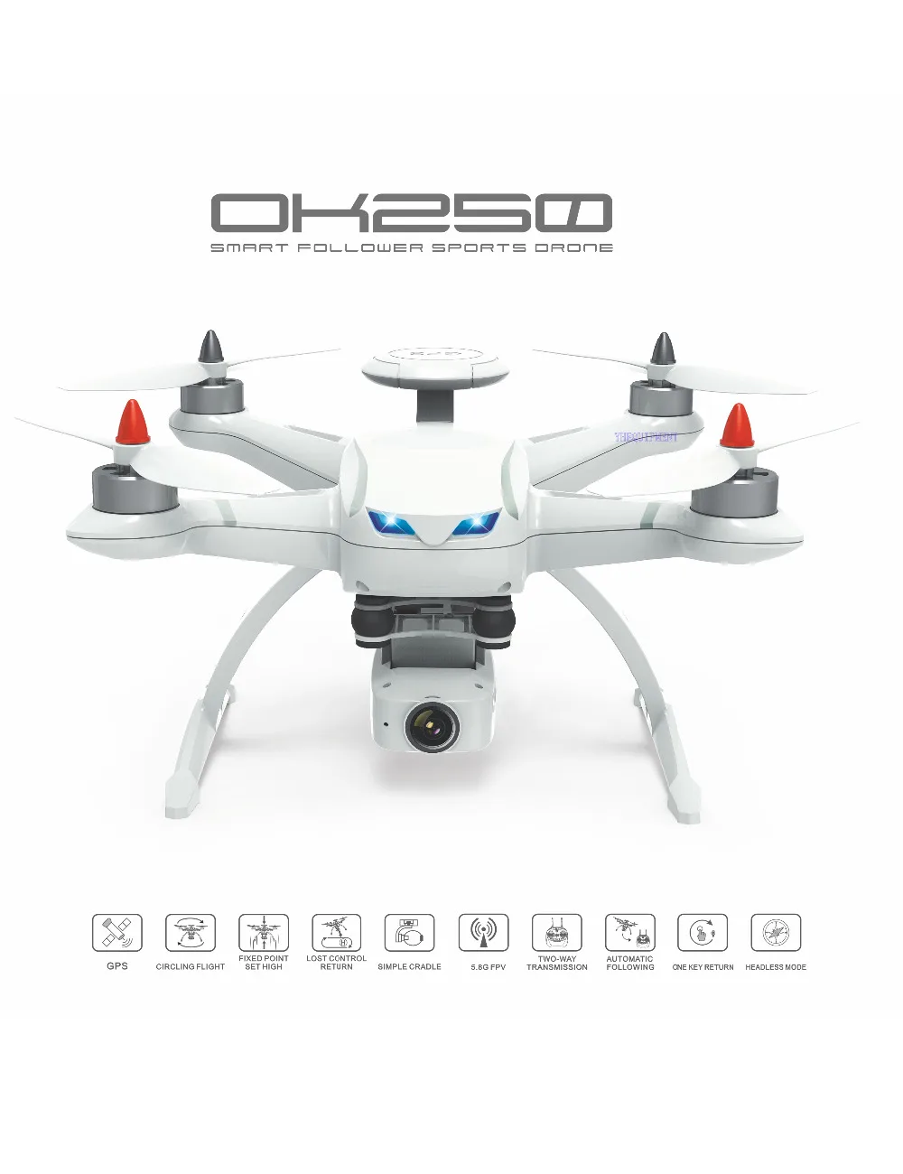 

Racing Drone With HD Camera Dual GPS Follow mode Headless Mode Real-Time Transformation RC RTF Dron remote control Helicopters