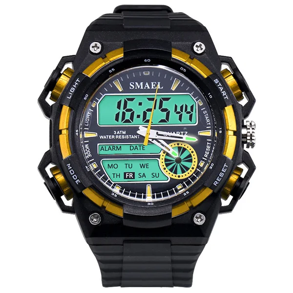 Harga Smael Jam Tangan Pria Army Digital Sport Watch G Kejutan Watch Man 1438 Jam Tangan Montre Homme Jam LED Militar shark Watch
