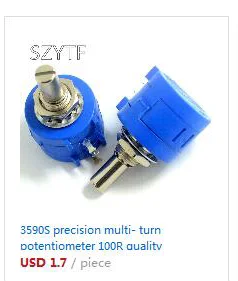 3590S-2-202 2k прецизионный многооборотный потенциометр 2K качественный регулируемый резистор