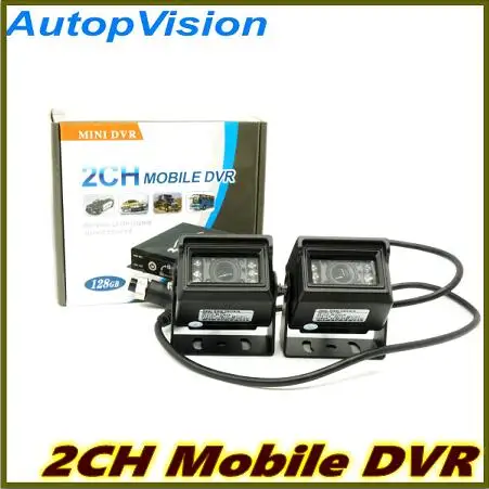 $US $120.77 2Ch Mini Vehicle Car Video Recorder Car/Bus Mobile Car Video DVR I/O Alarm Motion Detect Black In S