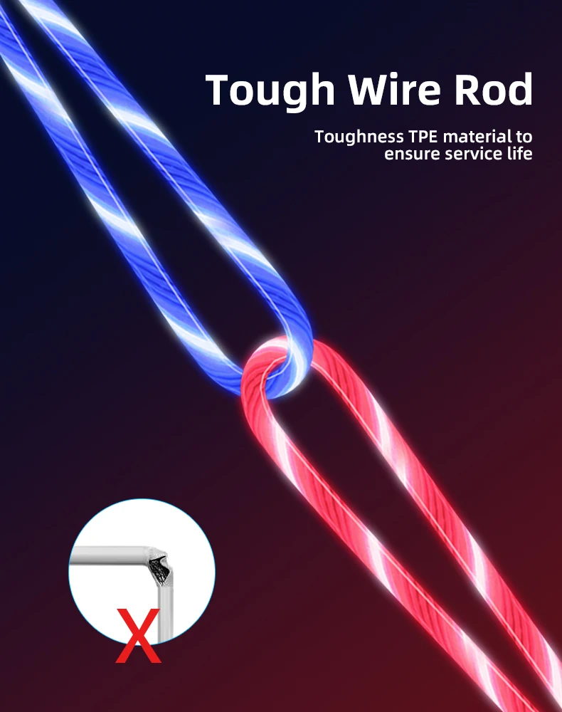luminous magnetic cable (8)