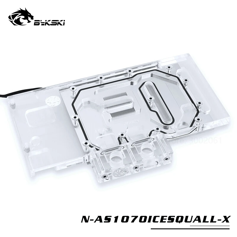 Flash Sale  BYKSKI Water Block use for ASUS GTX1070-O8G-SI/GAMING /GTX 1060 Dual RGB Light/Full Cover Graphics 